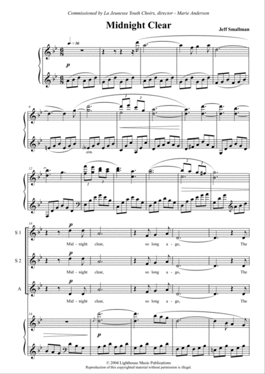 Midnight Clear SSA scores gallery preview page 3