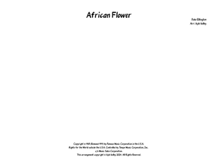 African Flower (Petite Fleur Africaine)