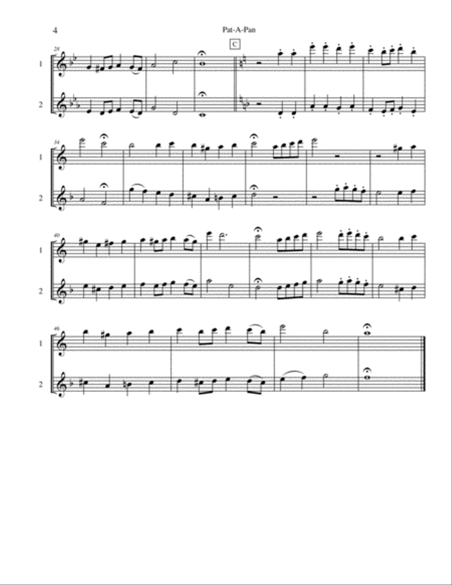 Seven Christmas Duets, Vol. 6 Woodwind Duet scores gallery preview page 4