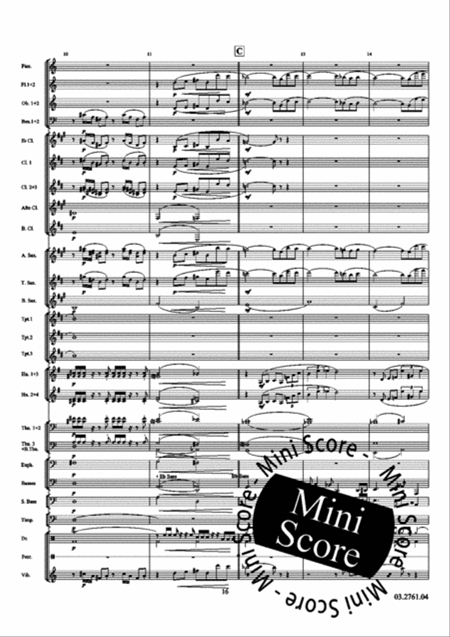 All Blue All Blue Concert Band scores gallery preview page 22