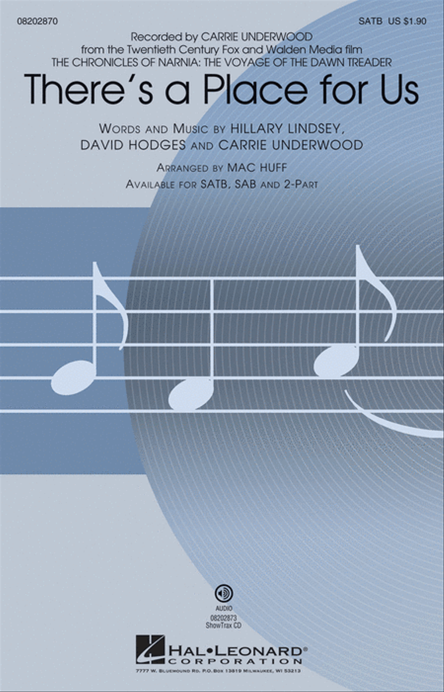 There's a Place for Us 4-Part scores gallery preview page 1