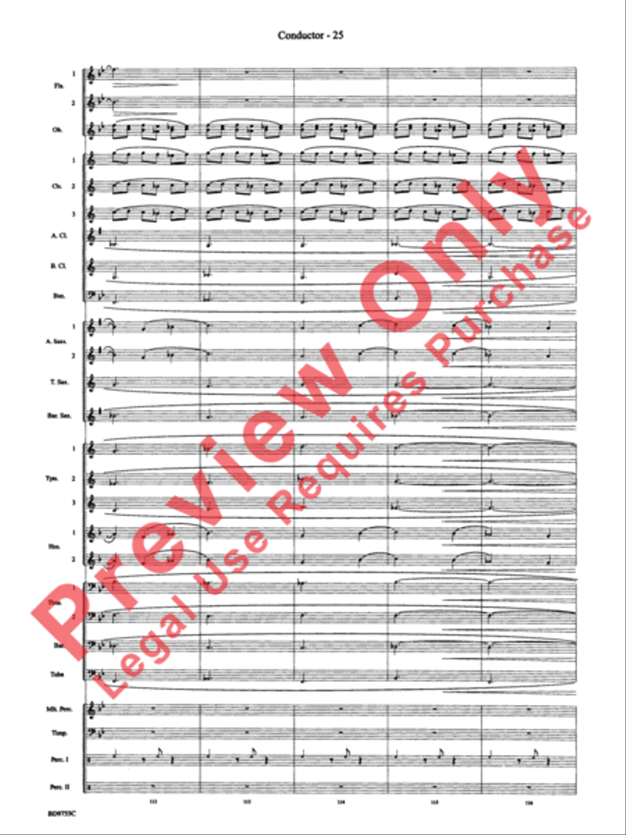 The Maelstrom Concert Band scores gallery preview page 28