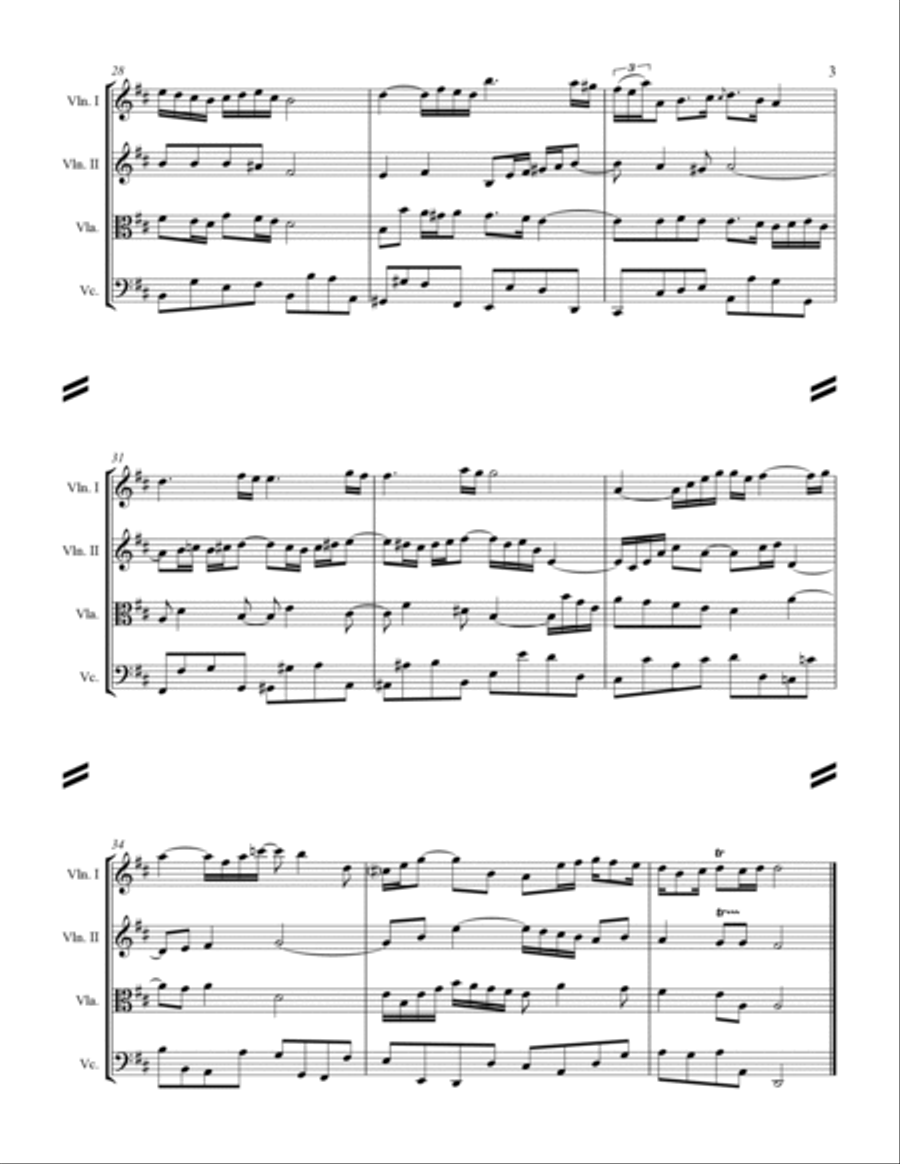 Bach - Aria 