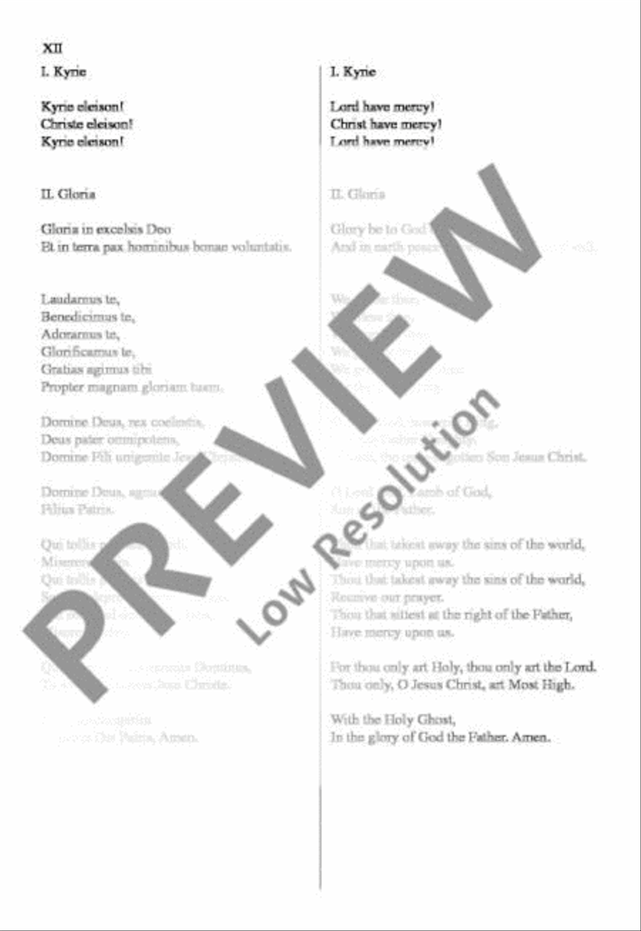 Petite Messe Solennelle Choir scores gallery preview page 13