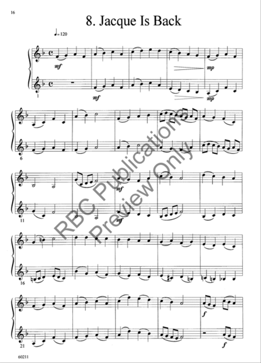 Clarinet Duets Vol 1 Choir scores gallery preview page 19