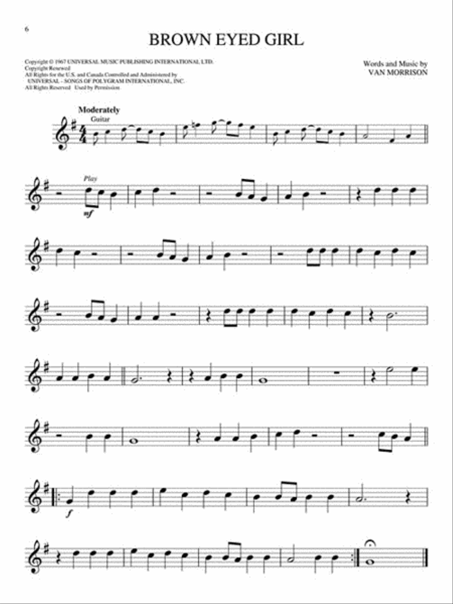 Classic Rock - 10 Monumental Hits Alto Saxophone scores gallery preview page 3