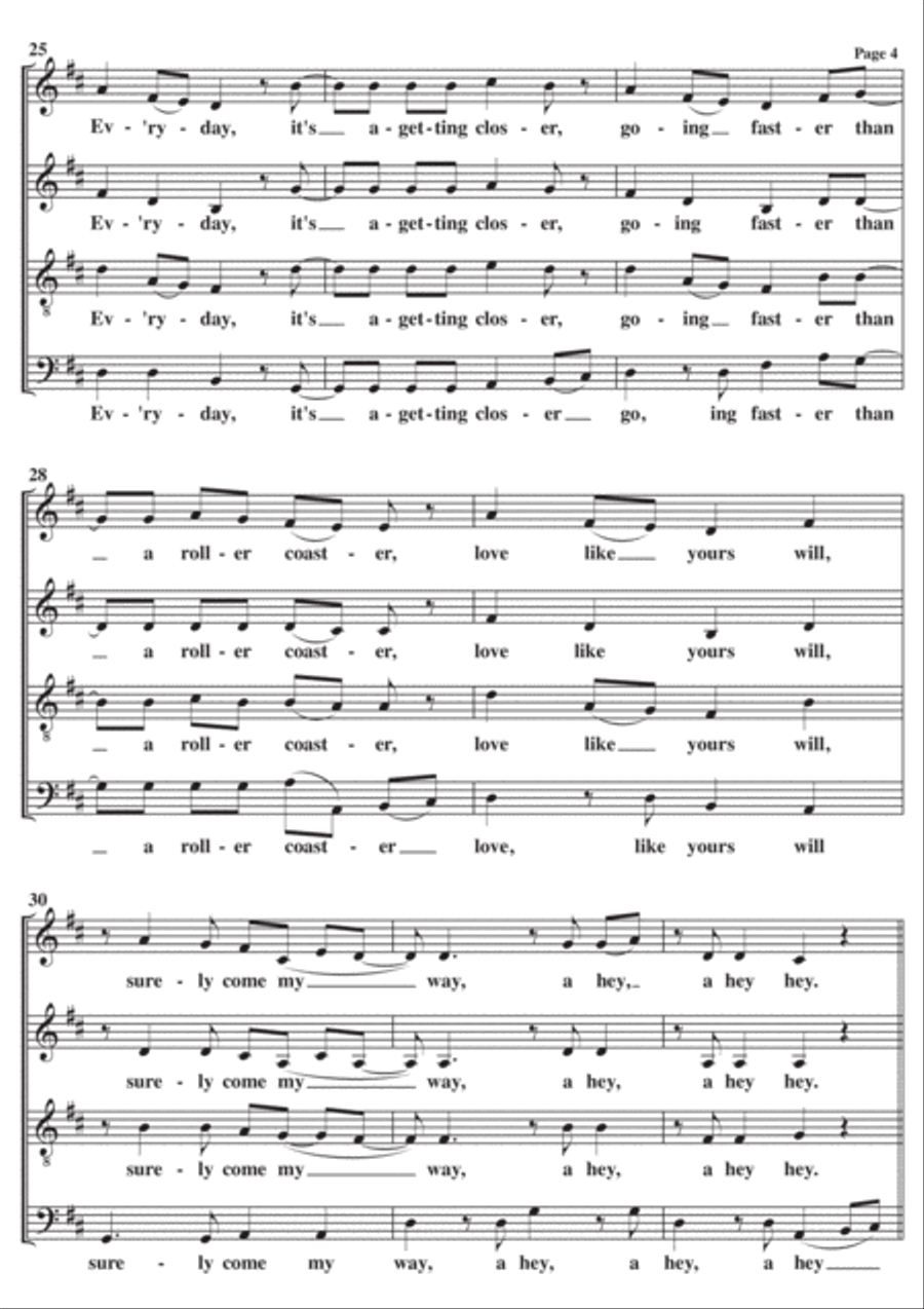 Everyday 4-Part scores gallery preview page 4