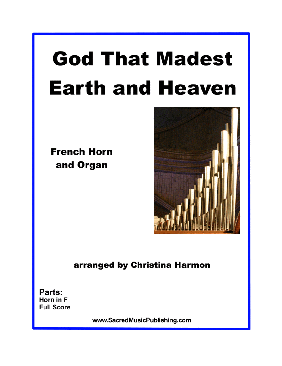 God That Madest Earth and Heaven – Horn and Organ image number null