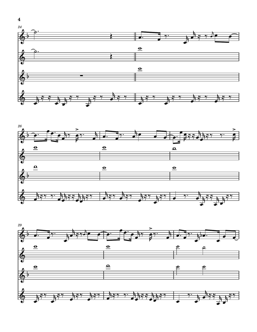 A Swingin' Safari Saxophone Quartet scores gallery preview page 5
