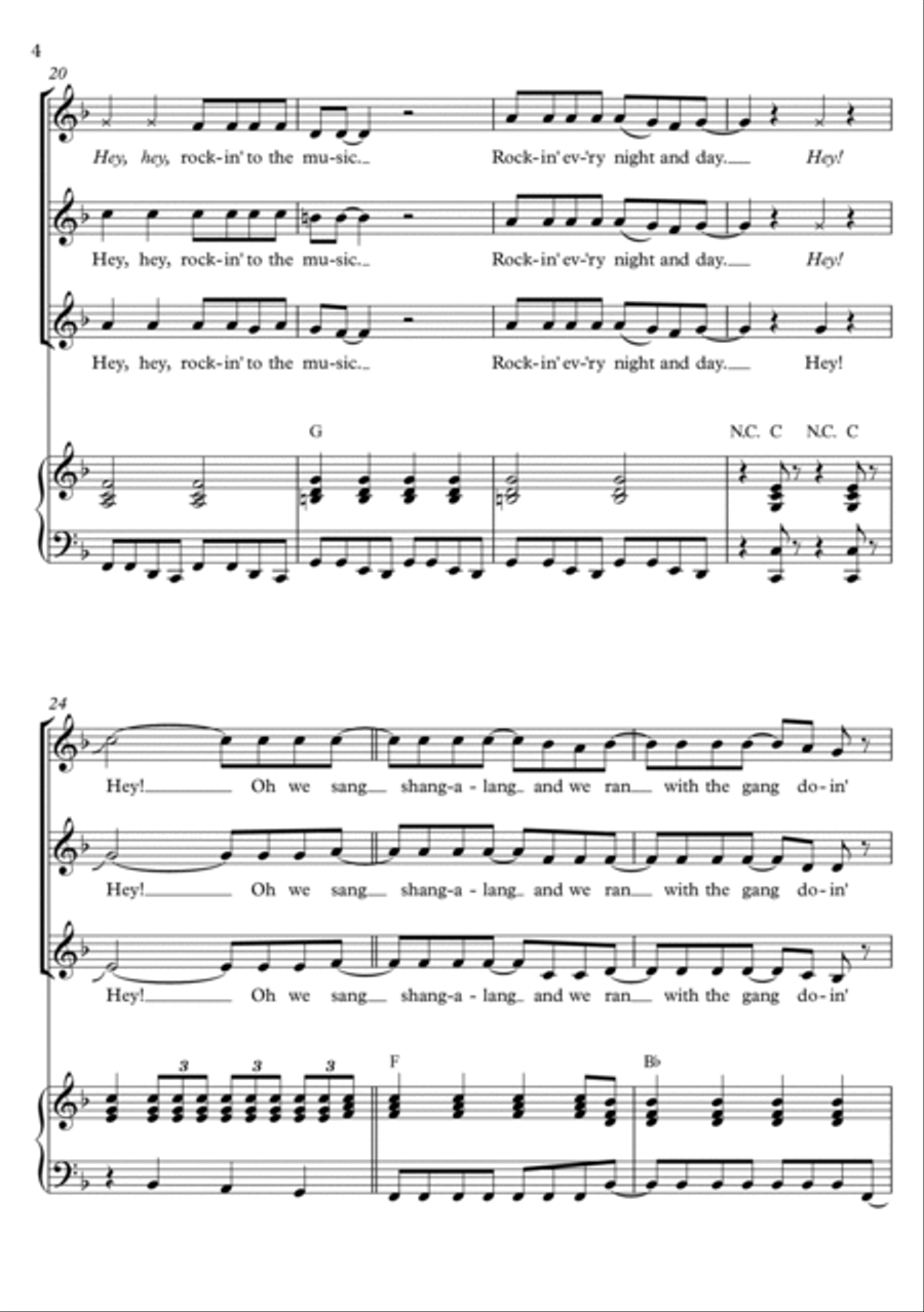 Shang-a-lang Shang-a-lang SSA scores gallery preview page 4
