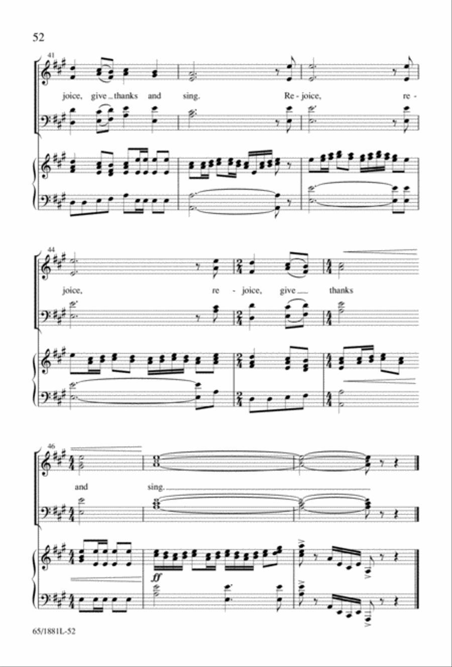 A Very Special Night A Very Special Night Unison Choir scores gallery preview page 54