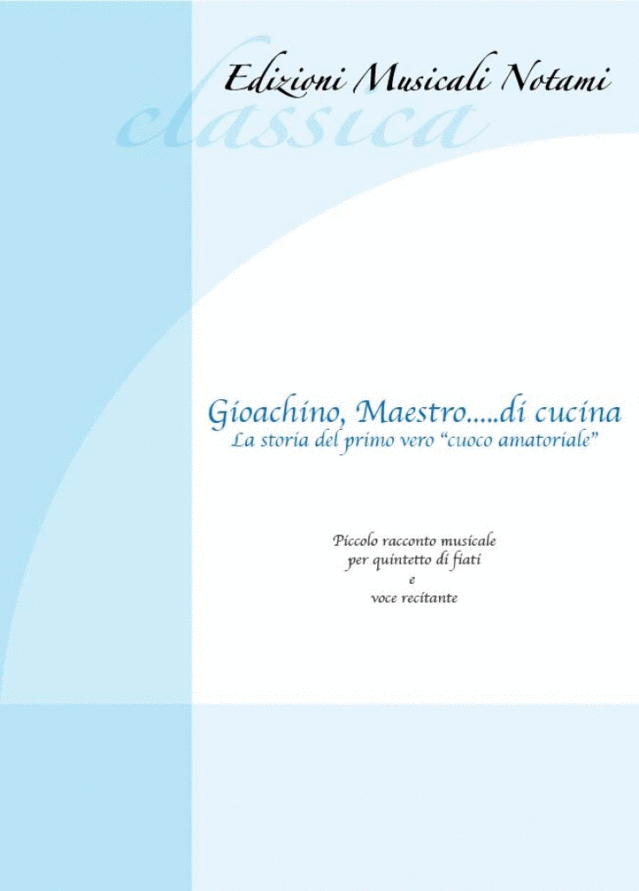 Gioachino, Maestro...di Cucina Woodwind Quintet scores gallery preview page 1