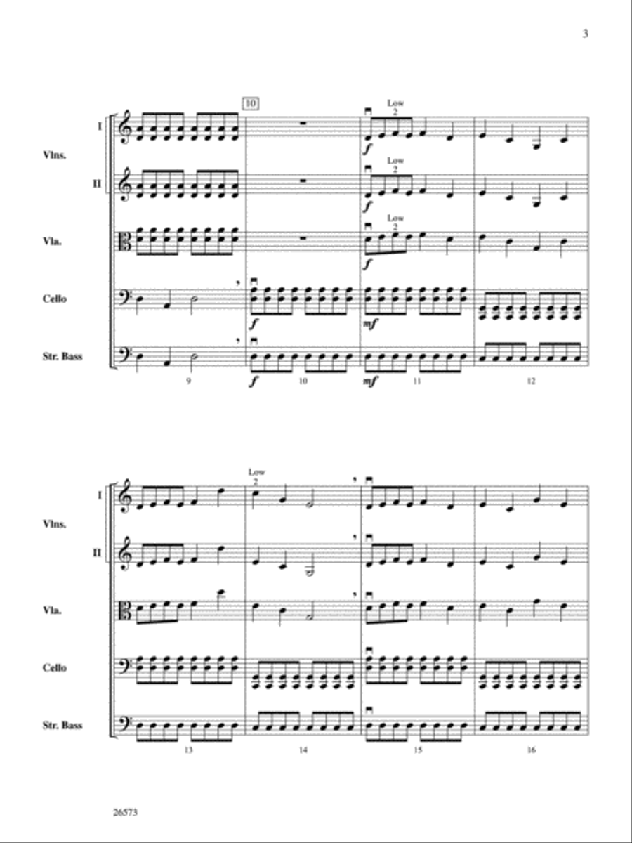 King's Court King's Court String Orchestra scores gallery preview page 3