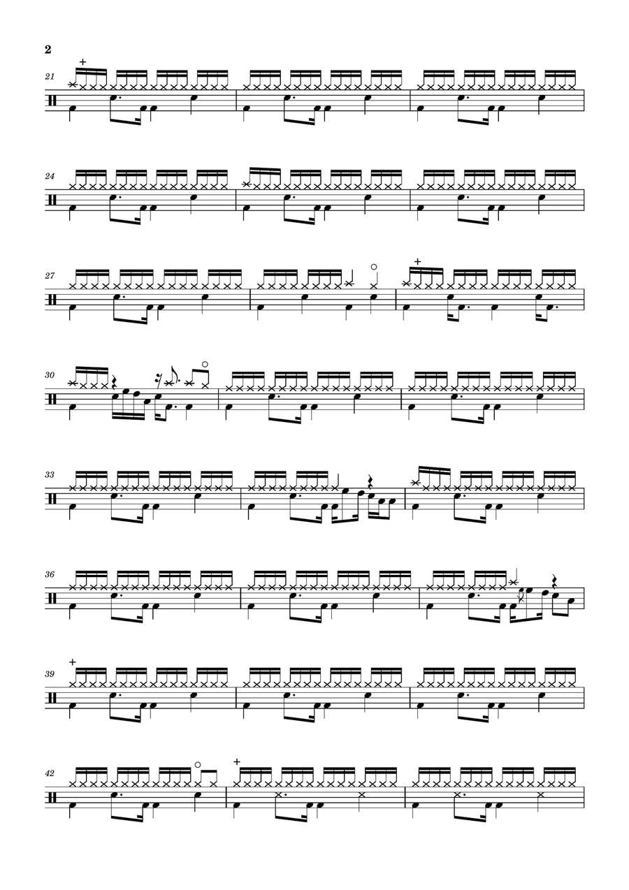 It's You Drum Set scores gallery preview page 2