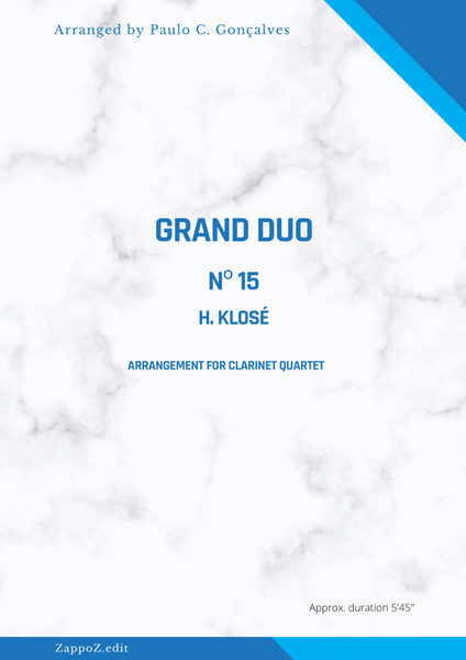GRAND DUO Nº 15 - H. KLOSÉ image number null