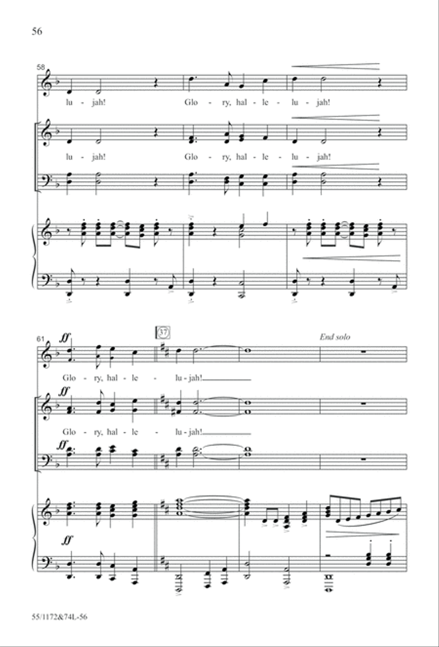The Easter Story The Easter Story 4-Part scores gallery preview page 57