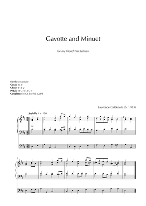 Book cover for Gavotte and Minuet