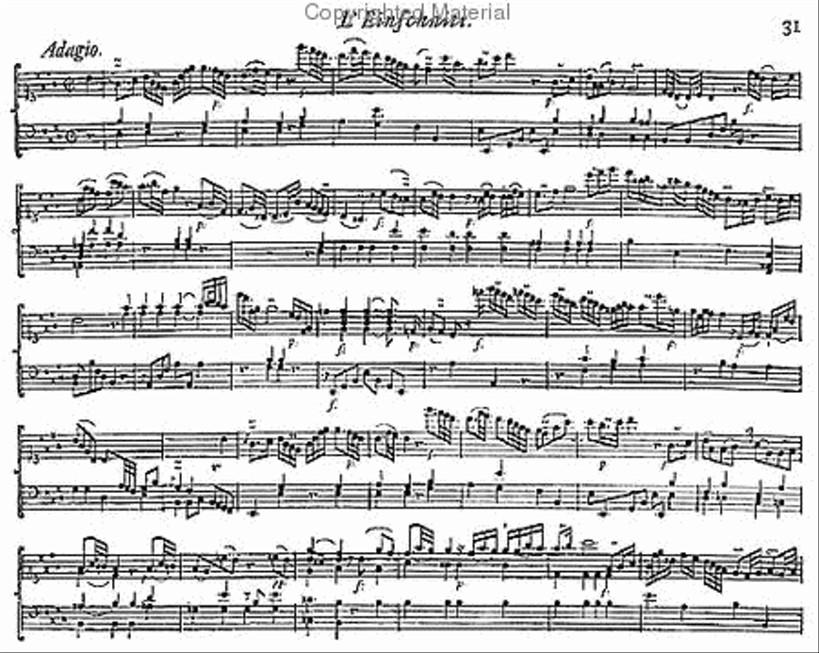 Zweyte fortsetzung von sechs sonaten furs clavier - Berlin, 1763 Harpsichord scores gallery preview page 3