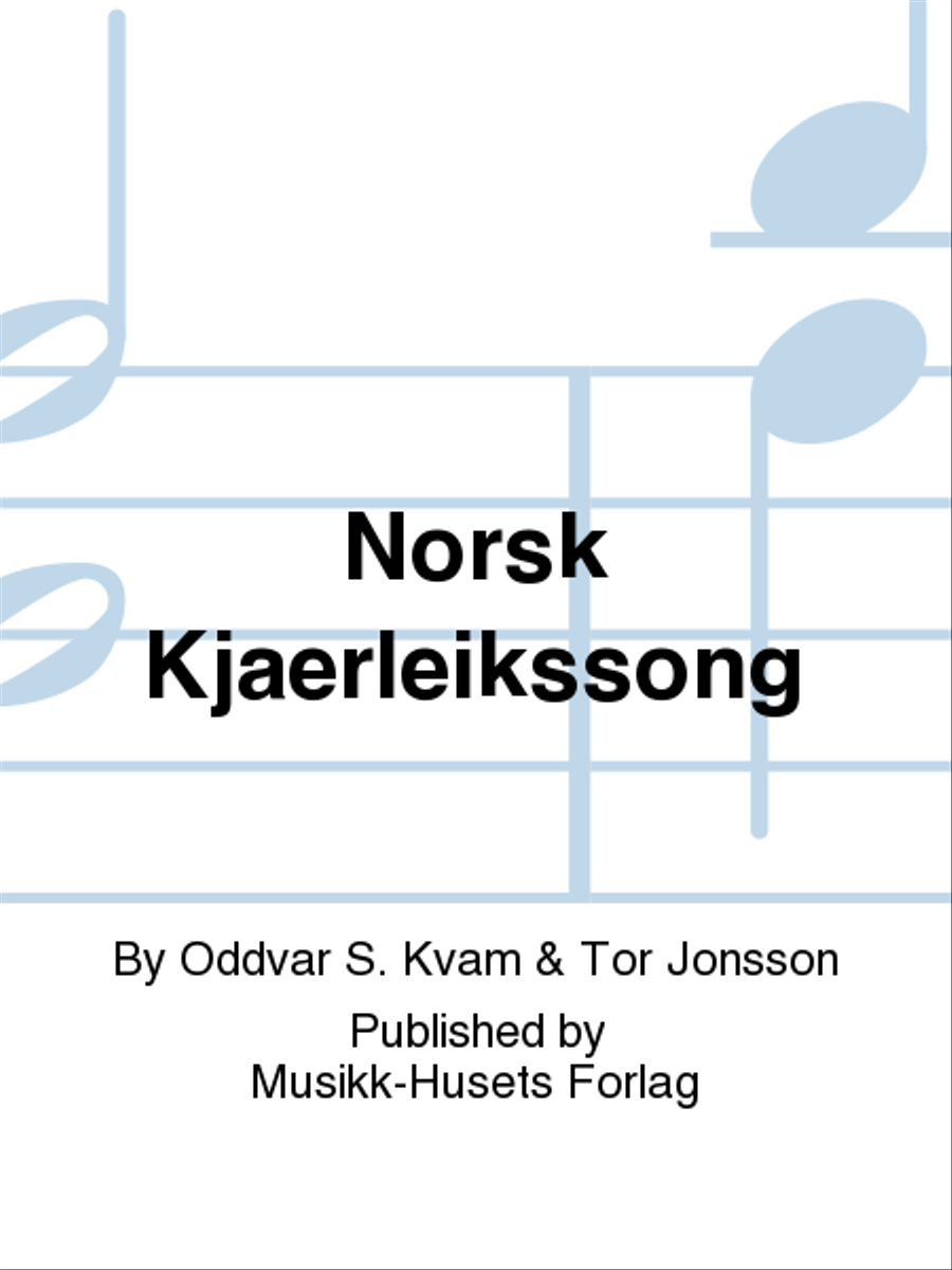 Norsk Kjaerleikssong Mixed Choir scores gallery preview page 1