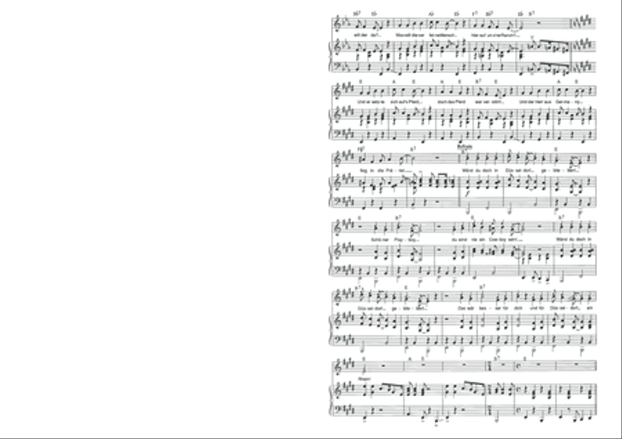 Warst du doch in Dusseldorf geblieben Voice scores gallery preview page 4