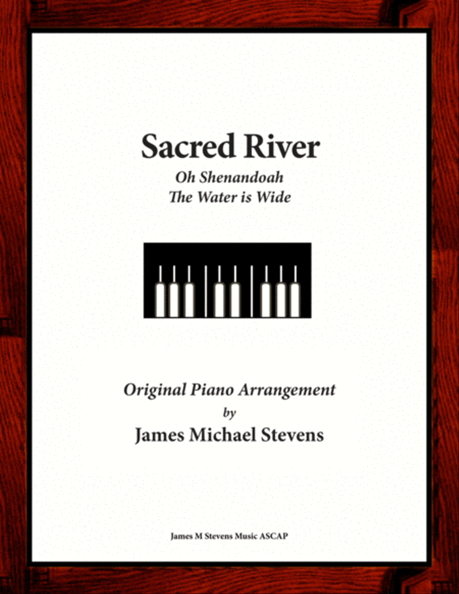 Sacred River - Oh Shenandoah/The Water is Wide Piano Solo scores gallery preview page 1