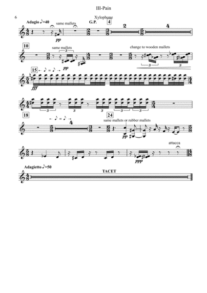 Venom (Concerto for Percussion Ensemble) PART 4