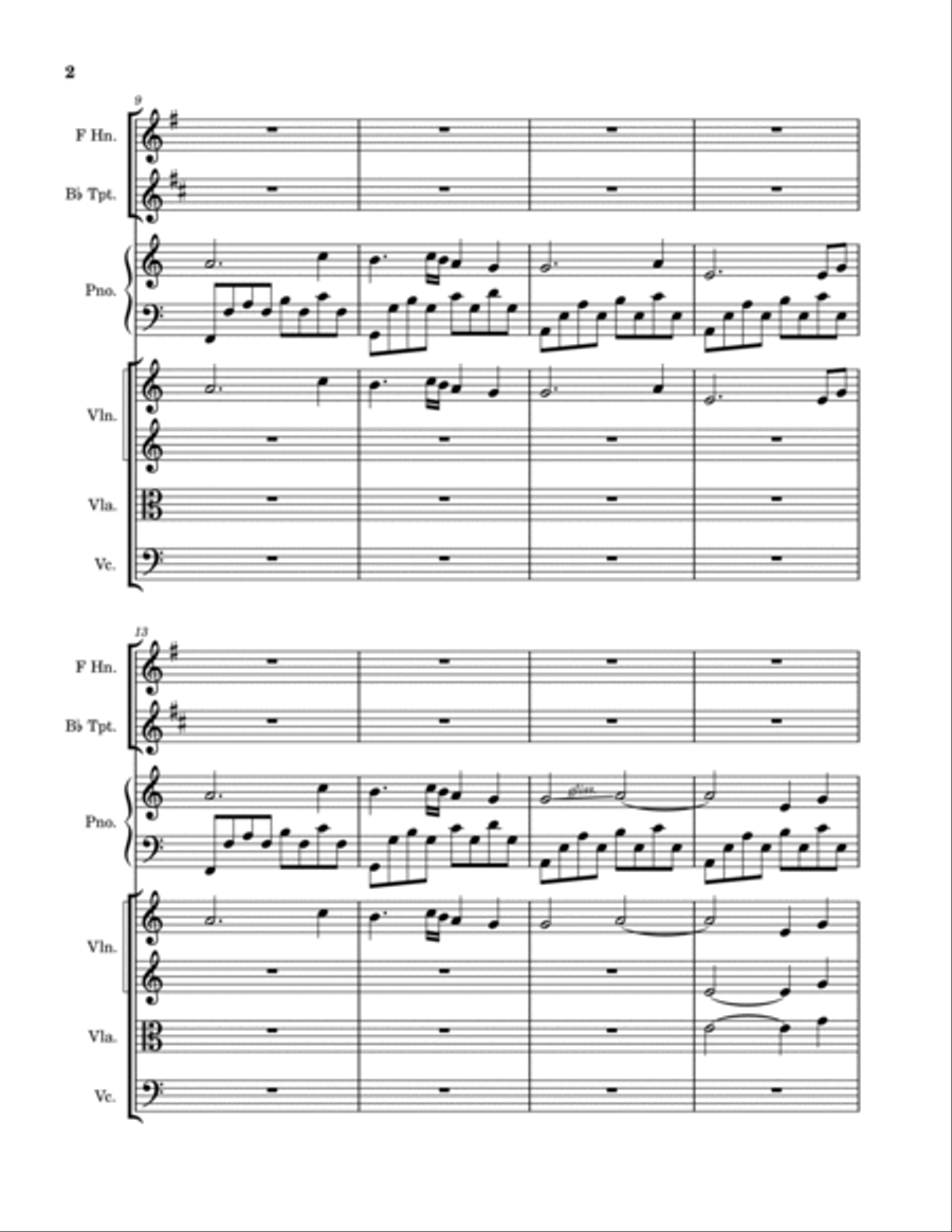 Braveheart - Main Title Horn scores gallery preview page 2
