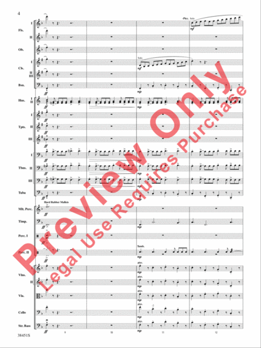 Resurgences Full Orchestra scores gallery preview page 5