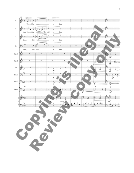 Thy Kingdom Come (Full Score and Parts Set)