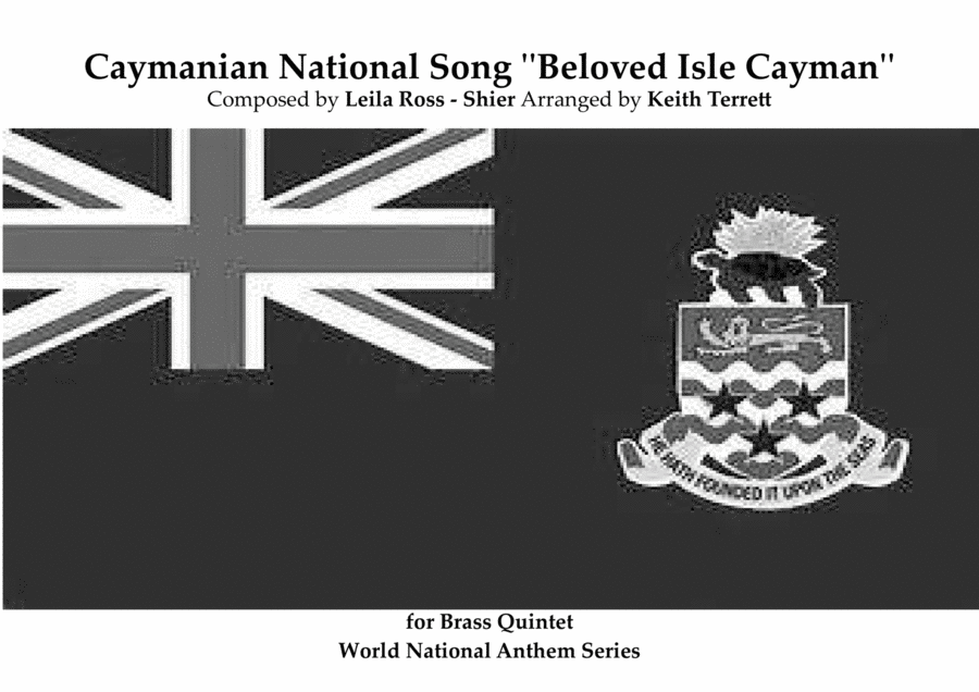 Caymanian National Song (''Beloved Isle Cayman'') for Brass Quintet (MFAO World National Anthem Ser image number null