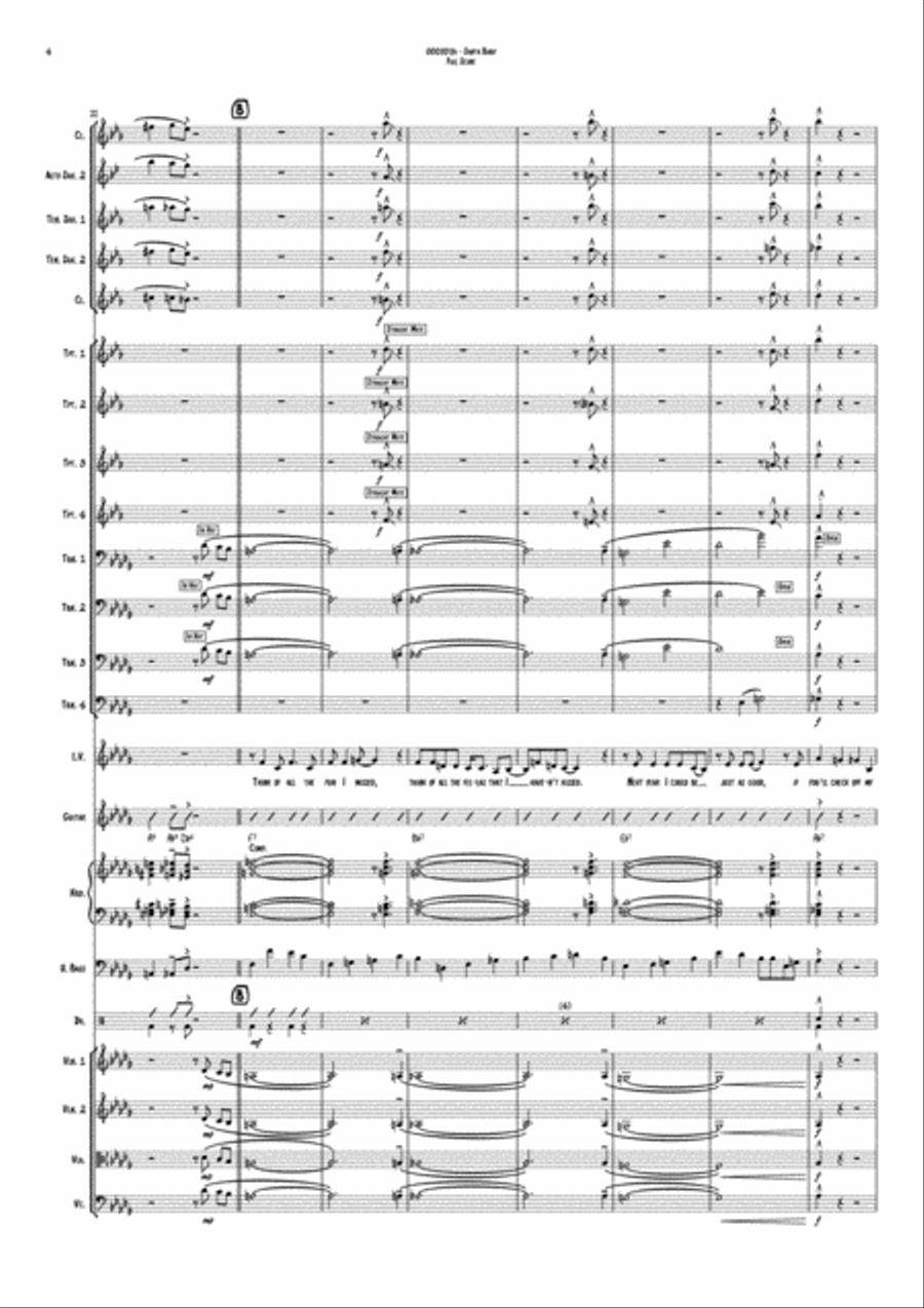 Santa Baby Large Ensemble scores gallery preview page 4