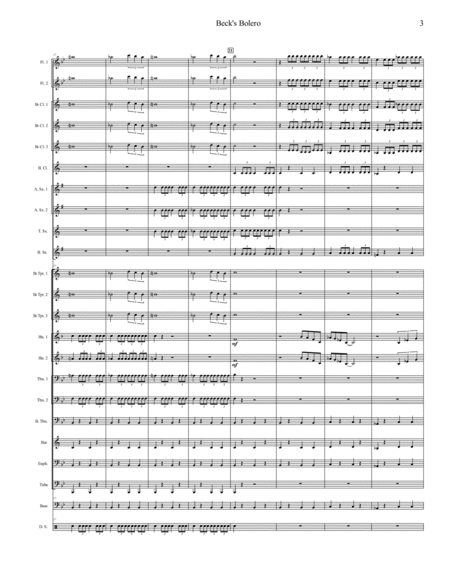 Beck's Bolero - Score Only image number null