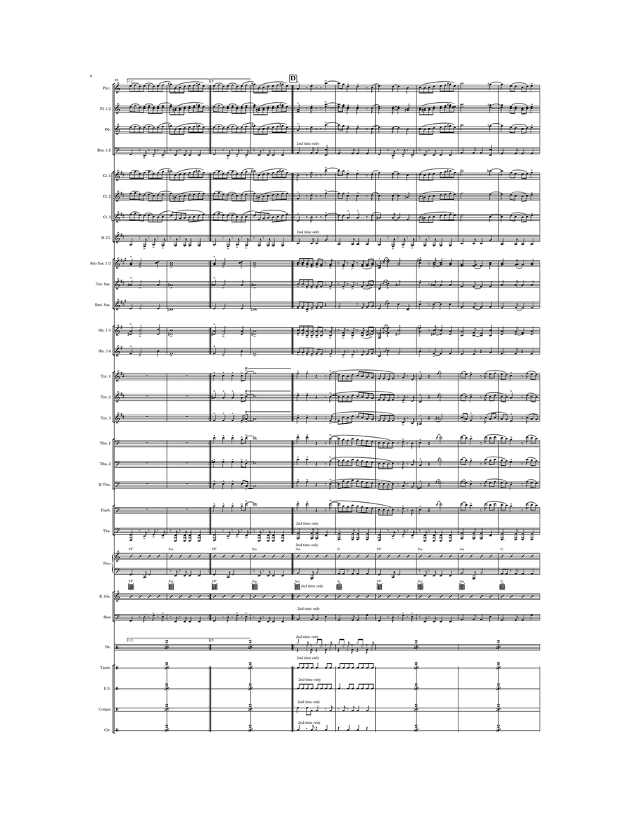 Strictly Come Dancing Concert Band scores gallery preview page 6
