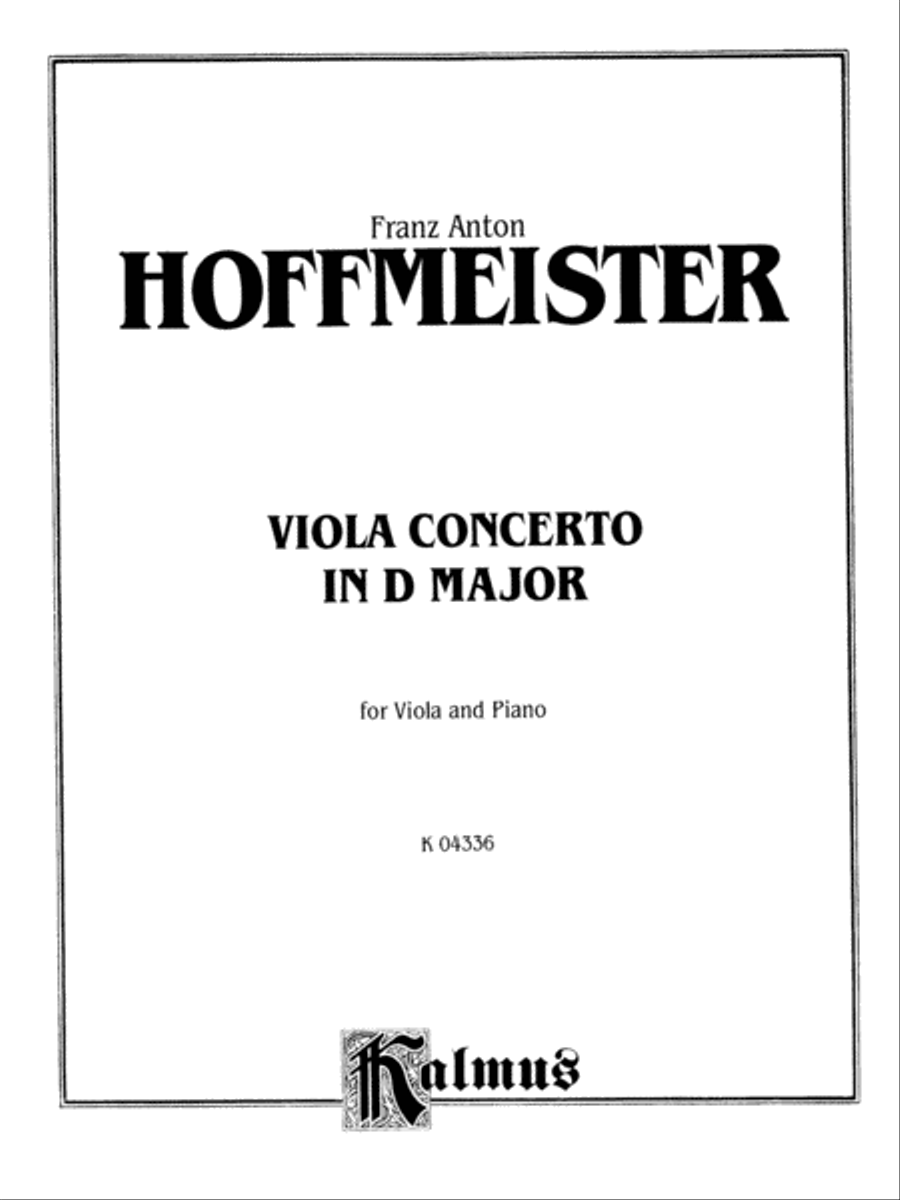 Viola Concerto in D Major Small Ensemble scores gallery preview page 2