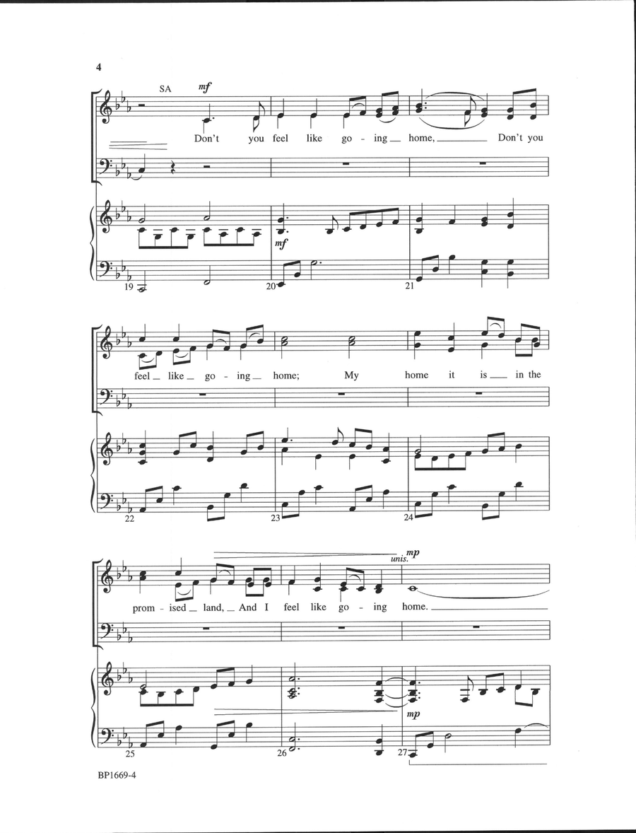On Jordan's Stormy Banks 4-Part scores gallery preview page 4