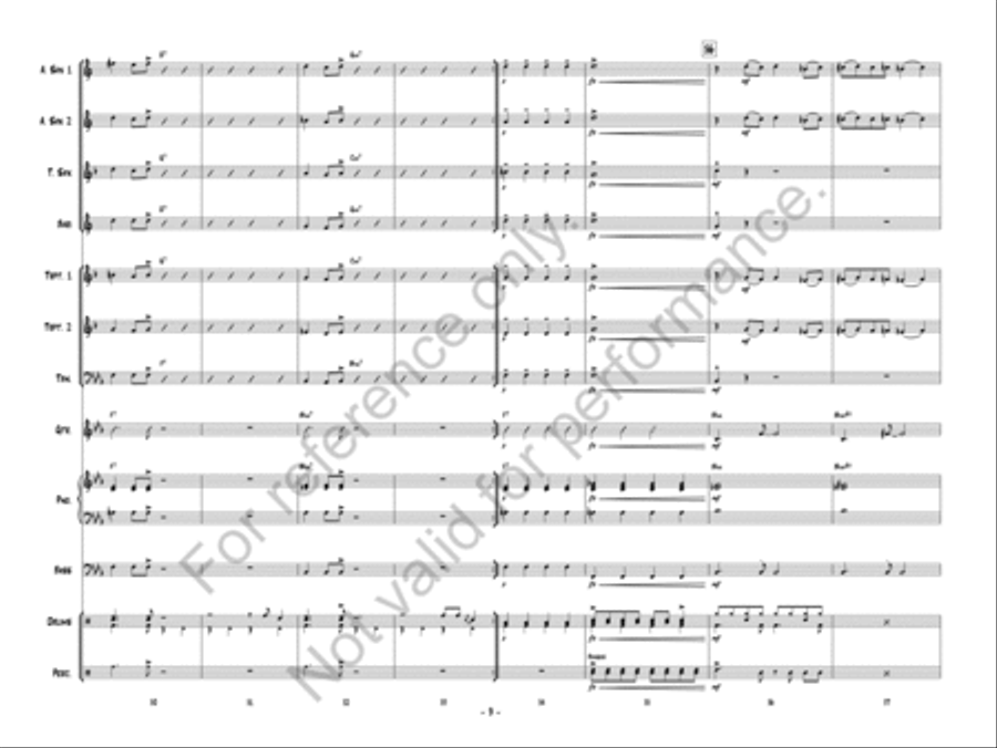 Agent Undercover Jazz Ensemble scores gallery preview page 10