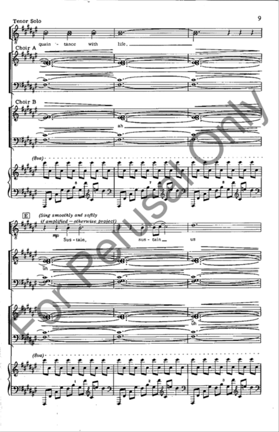 Sustain Us 4-Part scores gallery preview page 8