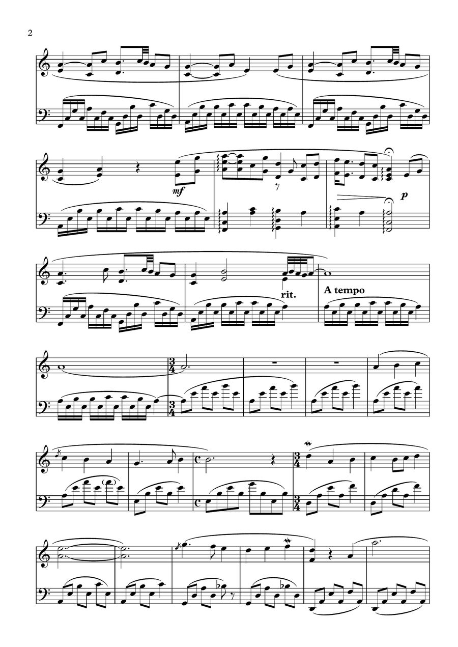 The Secret Wedding Piano Solo scores gallery preview page 2