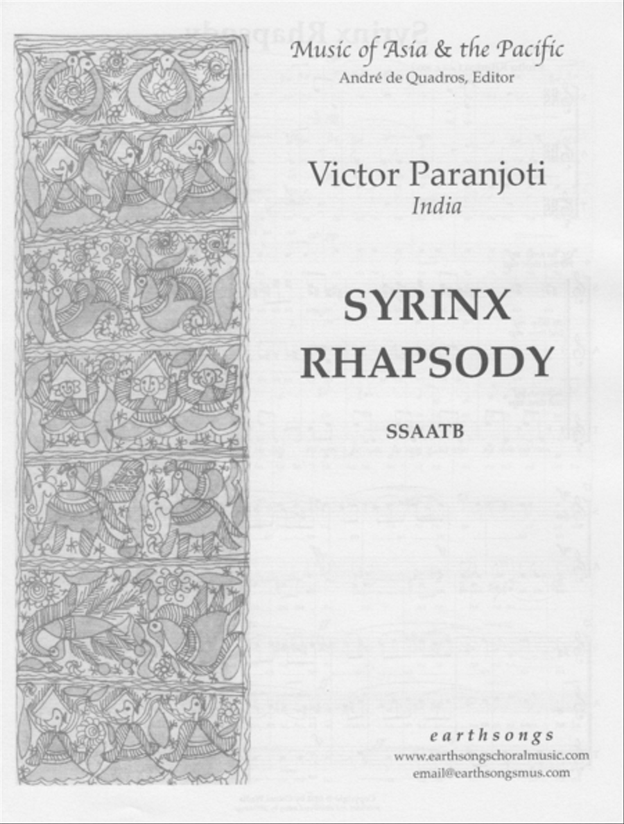 syrinx rhapsody 4-Part scores gallery preview page 1