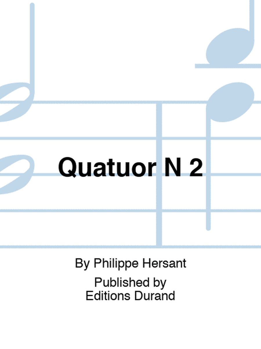 Quatuor N 2