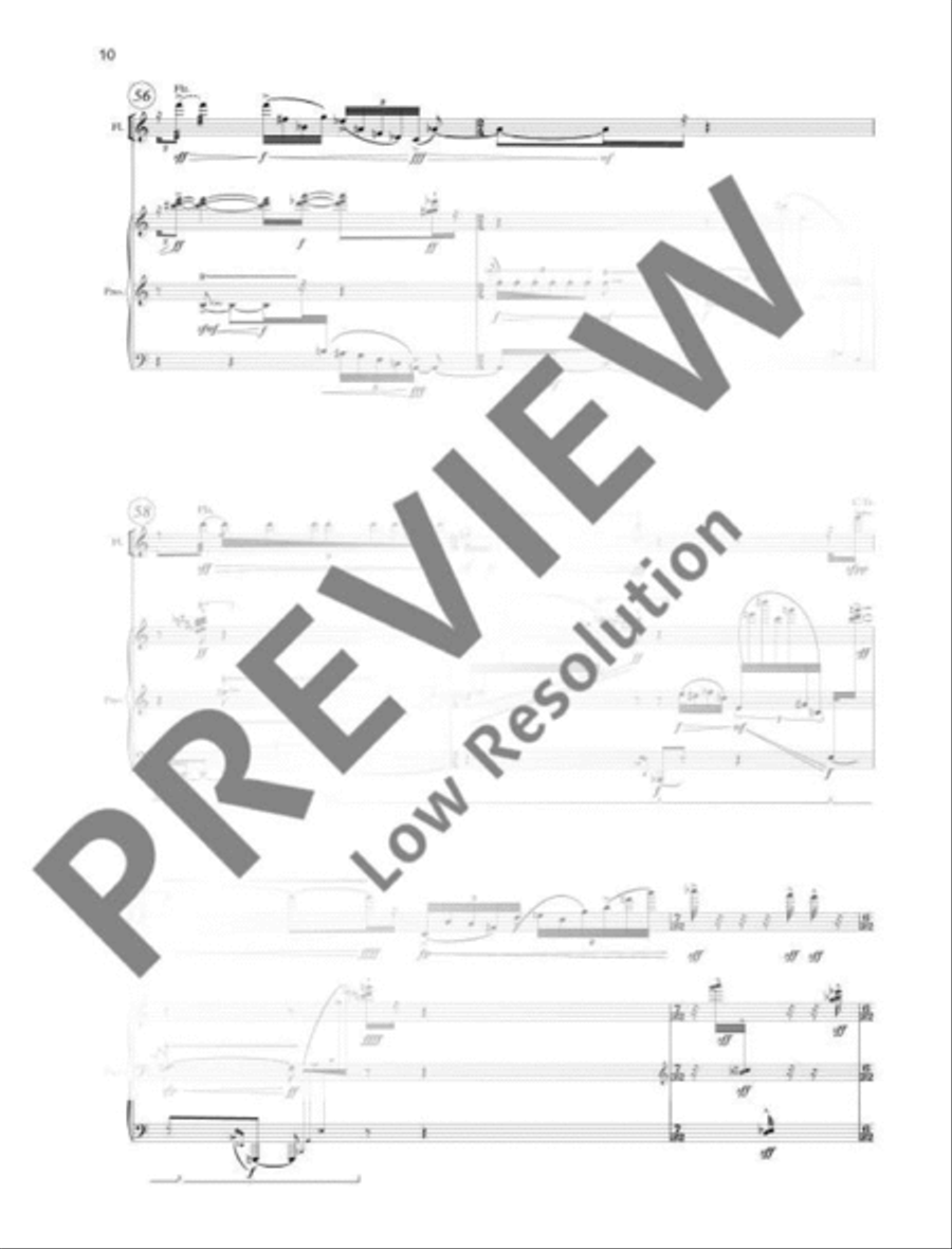 Paradromes III Flute Solo scores gallery preview page 11