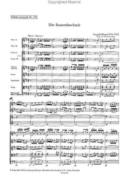 Sinfonia D-Dur (Bauernhochzeit)