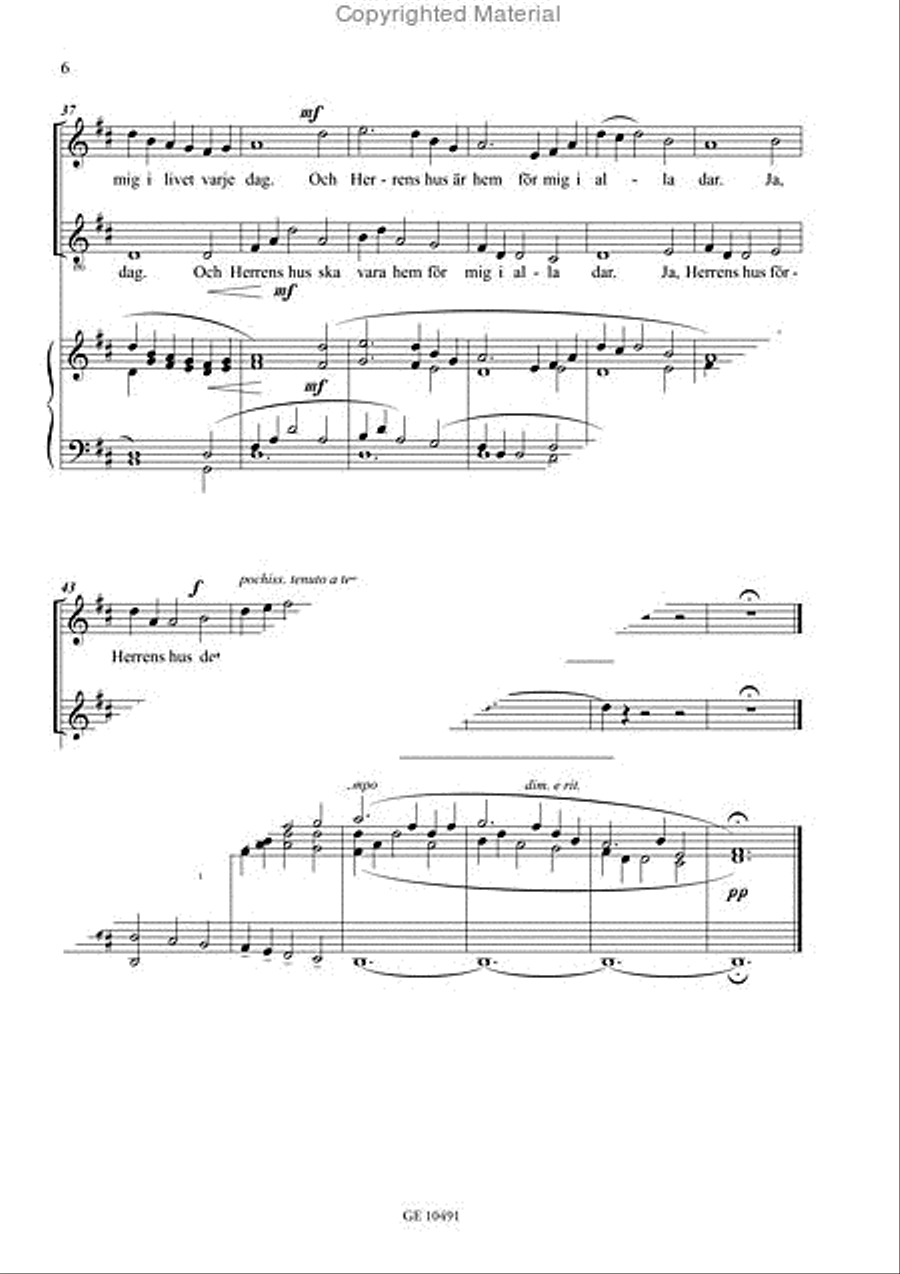 Herren ar min herde 4-Part scores gallery preview page 4