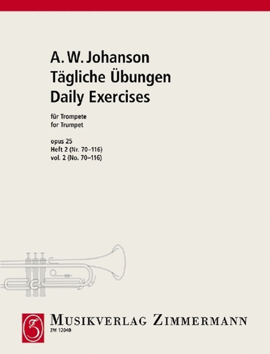 Johanson - Daily Studies Op 25 Book 2 Trumpet