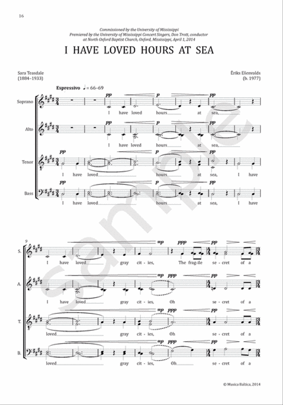 Choral Anthology 5 for Mixed Choir (SATB) 4-Part scores gallery preview page 5