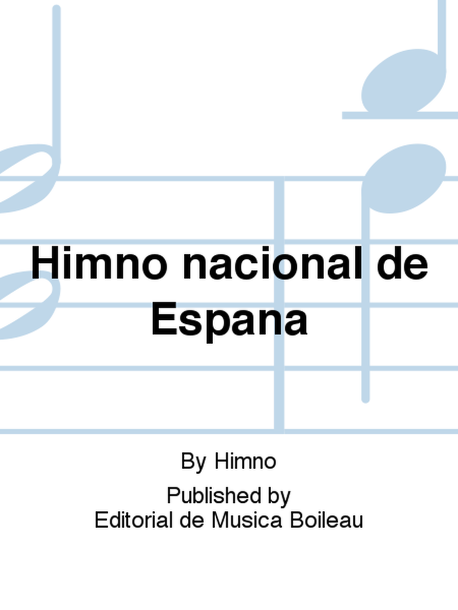 Himno nacional de Espana