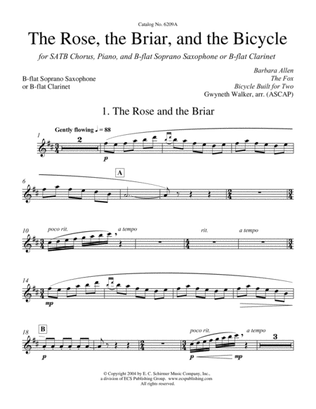 The Rose Briar and the Bicycle (Downloadable Soprano Saxophone/Clarinet Part (Downloadable substitute for Oboe))