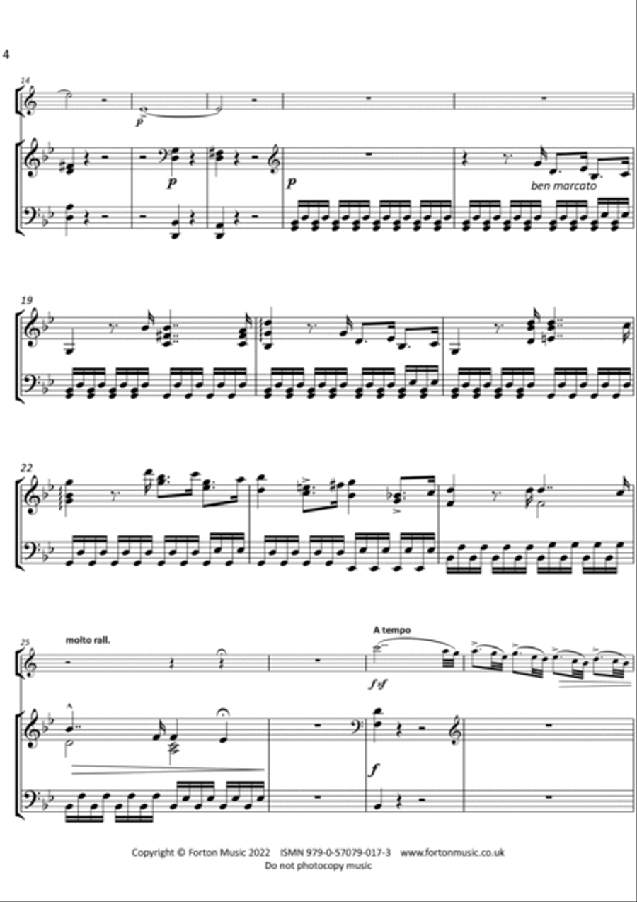 Fantasia on The Lily of Killarney Score and Part scores gallery preview page 4