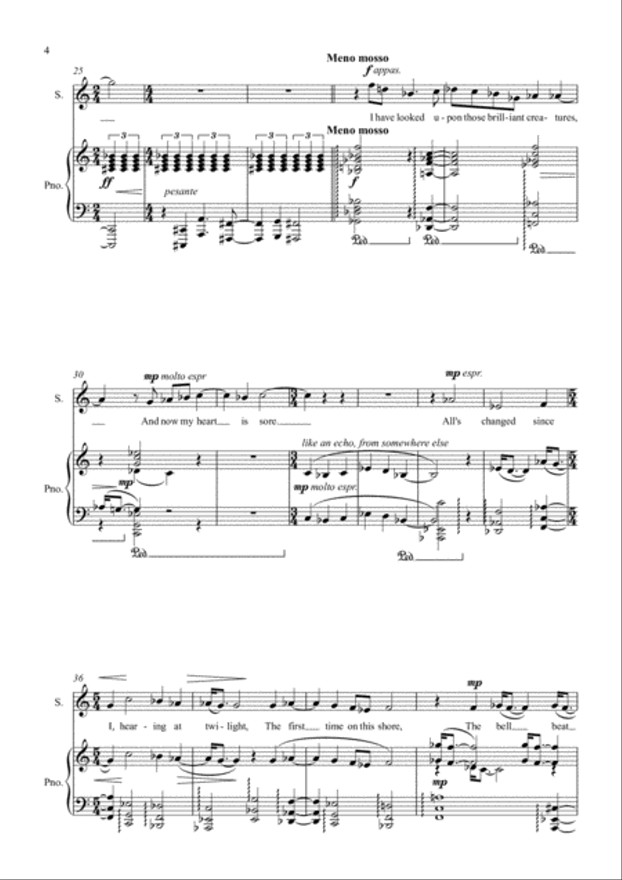 The Wild Swans at Coole Voice scores gallery preview page 4