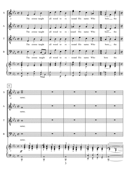Easter - choral score